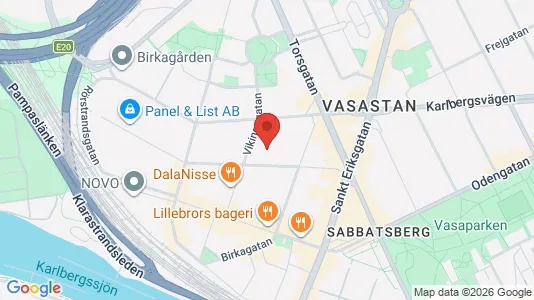 Apartments for rent i Vasastan - kort over placeringen