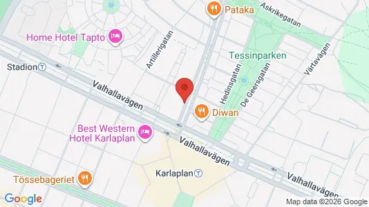 Apartments for rent i Gärdet/Djurgården - kort over placeringen