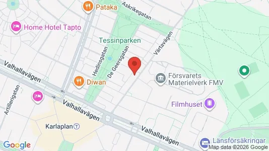 Apartments for rent i Gärdet/Djurgården - kort over placeringen