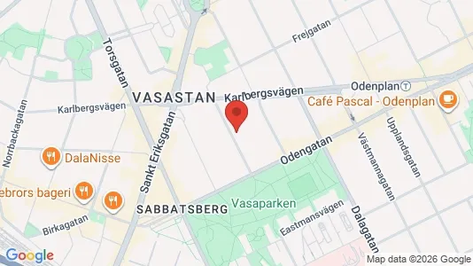 Apartments for rent i Vasastan - kort over placeringen