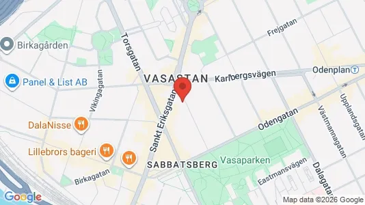 Apartments for rent i Vasastan - kort over placeringen