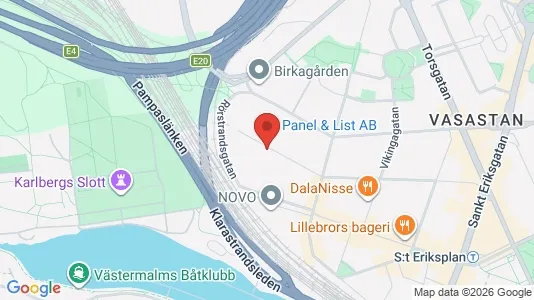 Apartments for rent i Vasastan - kort over placeringen