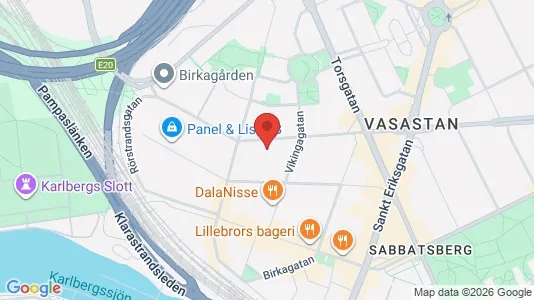 Apartments for rent i Vasastan - kort over placeringen