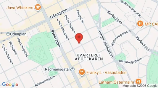 Apartments for rent i Vasastan - kort over placeringen