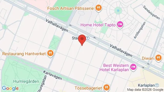 Apartments for rent i Östermalm - kort over placeringen
