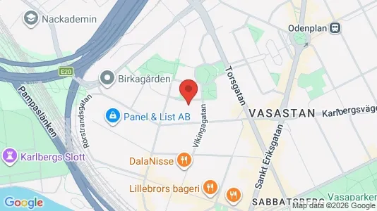 Apartments for rent i Vasastan - kort over placeringen