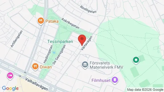 Apartments for rent i Gärdet/Djurgården - kort over placeringen