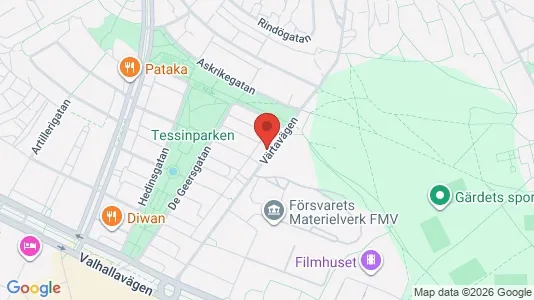 Apartments for rent i Gärdet/Djurgården - kort over placeringen