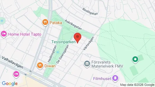 Apartments for rent i Gärdet/Djurgården - kort over placeringen