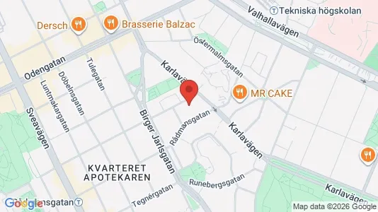 Apartments for rent i Östermalm - kort over placeringen