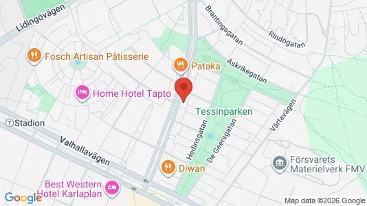 Apartments for rent i Gärdet/Djurgården - kort over placeringen