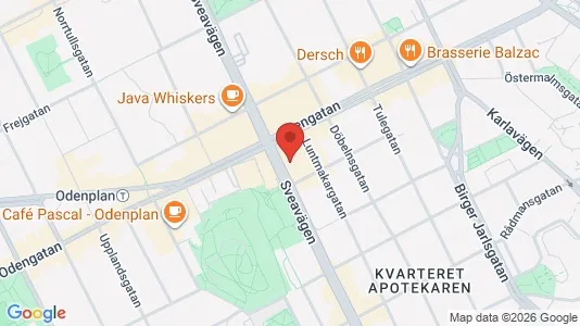 Apartments for rent i Vasastan - kort over placeringen