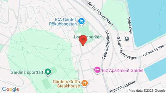 Apartments for rent i Gärdet/Djurgården - kort over placeringen