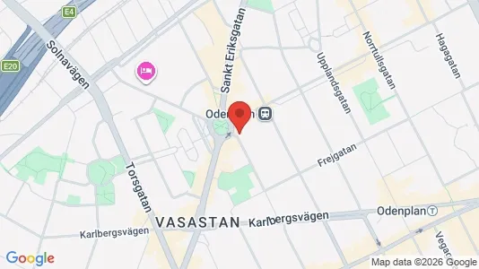 Apartments for rent i Vasastan - kort over placeringen
