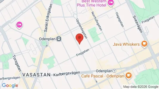 Apartments for rent i Vasastan - kort over placeringen