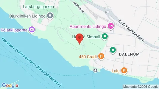 Apartments for rent i Lidingö - kort over placeringen