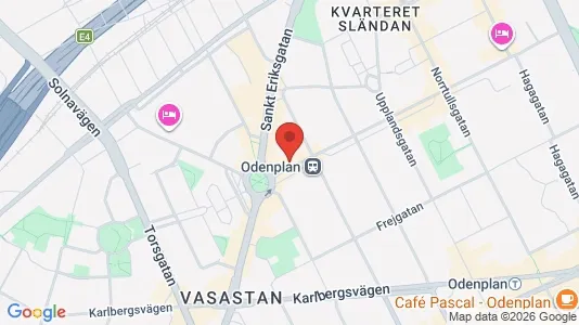 Apartments for rent i Vasastan - kort over placeringen
