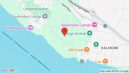Apartments for rent i Lidingö - kort over placeringen