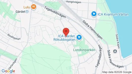 Apartments for rent i Gärdet/Djurgården - kort over placeringen