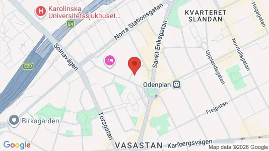 Apartments for rent i Vasastan - kort over placeringen