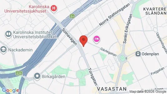 Apartments for rent i Vasastan - kort over placeringen