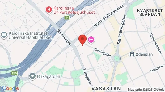 Apartments for rent i Vasastan - kort over placeringen