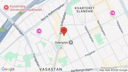 Apartments for rent i Vasastan - kort over placeringen