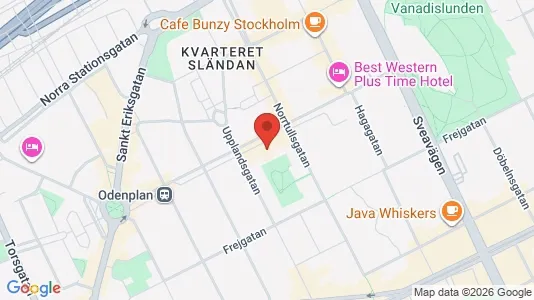 Apartments for rent i Vasastan - kort over placeringen