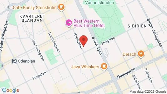 Apartments for rent i Vasastan - kort over placeringen