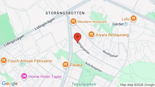 Apartments for rent i Gärdet/Djurgården - kort over placeringen