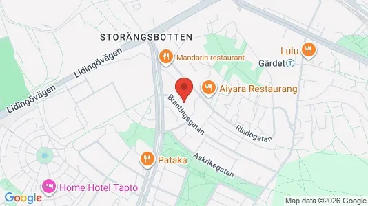 Apartments for rent i Gärdet/Djurgården - kort over placeringen