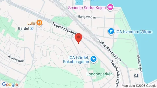 Apartments for rent i Gärdet/Djurgården - kort over placeringen