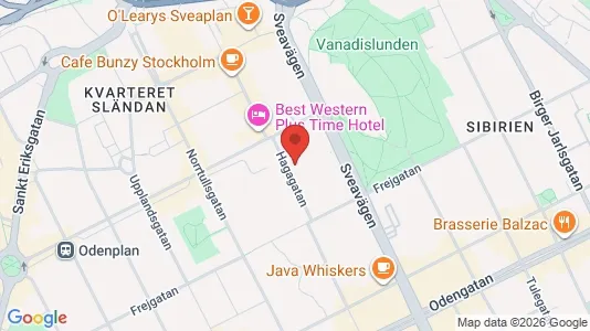 Apartments for rent i Vasastan - kort over placeringen