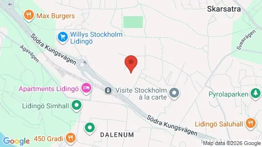 Apartments for rent i Lidingö - kort over placeringen