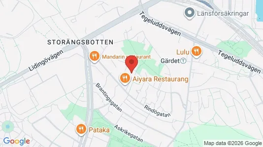 Apartments for rent i Gärdet/Djurgården - kort over placeringen