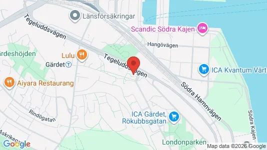 Apartments for rent i Gärdet/Djurgården - kort over placeringen