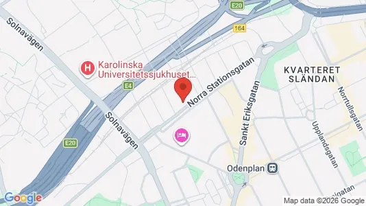 Apartments for rent i Vasastan - kort over placeringen