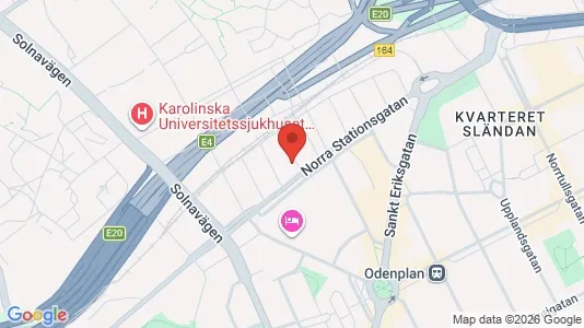 Apartments for rent i Vasastan - kort over placeringen