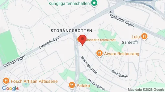 Apartments for rent i Gärdet/Djurgården - kort over placeringen