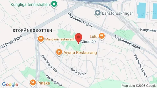 Apartments for rent i Gärdet/Djurgården - kort over placeringen