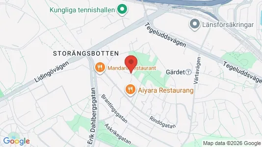 Apartments for rent i Gärdet/Djurgården - kort over placeringen
