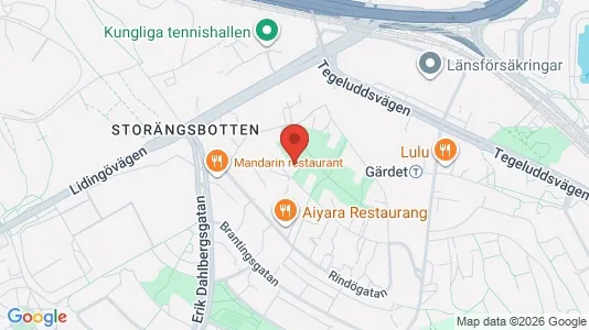 Apartments for rent i Gärdet/Djurgården - kort over placeringen