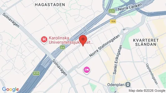 Apartments for rent i Vasastan - kort over placeringen
