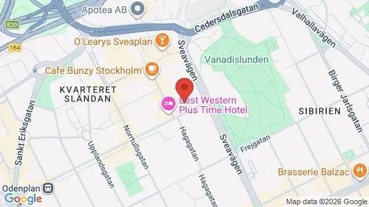 Apartments for rent i Vasastan - kort over placeringen