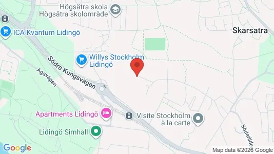 Apartments for rent i Lidingö - kort over placeringen