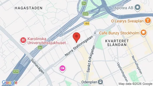 Apartments for rent i Vasastan - kort over placeringen