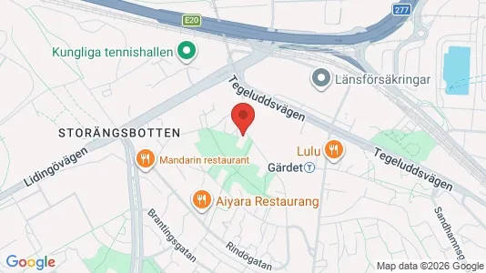 Apartments for rent i Gärdet/Djurgården - kort over placeringen