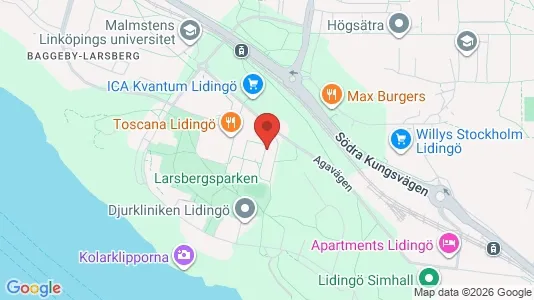 Apartments for rent i Lidingö - kort over placeringen