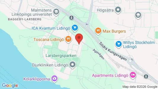 Apartments for rent i Lidingö - kort over placeringen