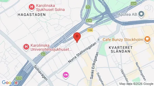 Apartments for rent i Vasastan - kort over placeringen